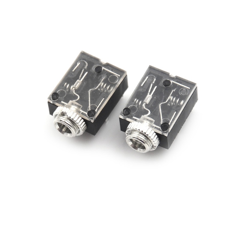 [newnorthcast 0611] 5pcs 5 Pins 3.5mm Audio Mono Jack Socket PCB Panel Mount Headphone Parts