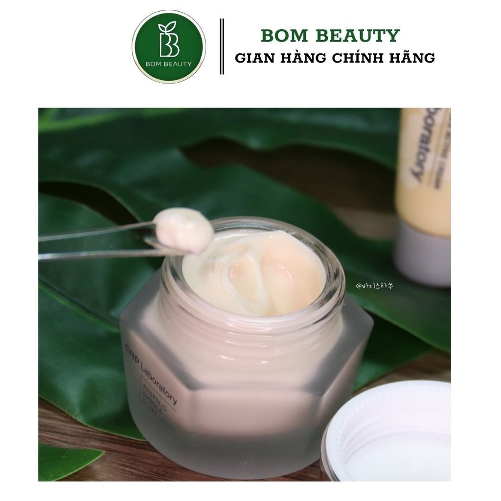 Tách sét Kem dưỡng, mặt nạ ngủ keo ong tái tạo phục hồi da CNP Laboratory Propolis Active Cream