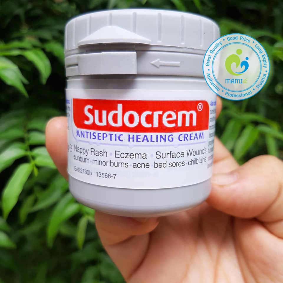 Kem bôi (60g) chống hăm, chàm, bỏng, xước da cho trẻ em và người lớn Sudocrem Antiseptic Healing Cream, UK