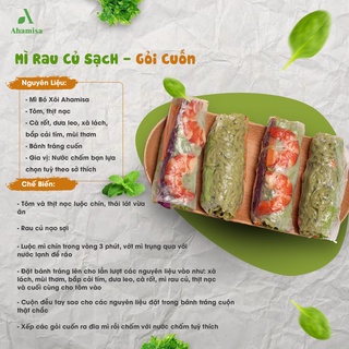 Mì rau củ hữu cơ Ahamisa- Củ dền