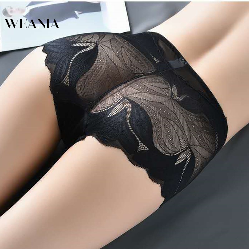 Quần Lót Ren Thêu Hoa Gợi Cảm Cho Nữ