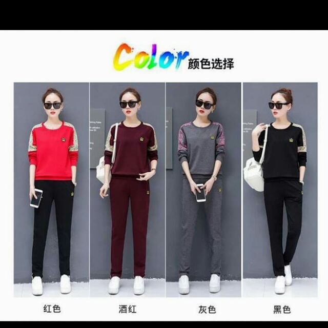 Bộ thể thao nữ chất da cá