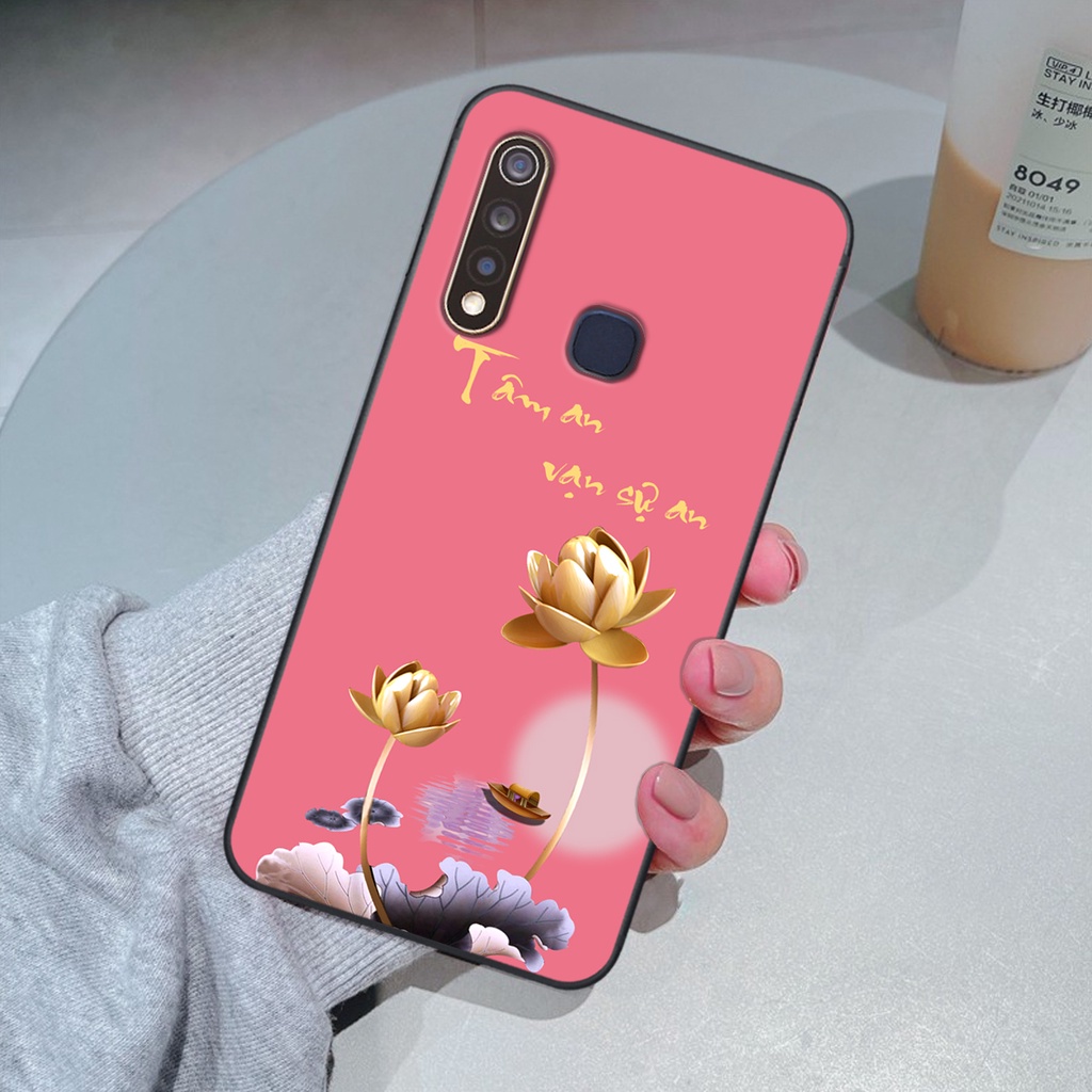 Ốp Vivo Y19 / U3 in hình ốp tâm an vạn sự an, ốp lưng SonCase