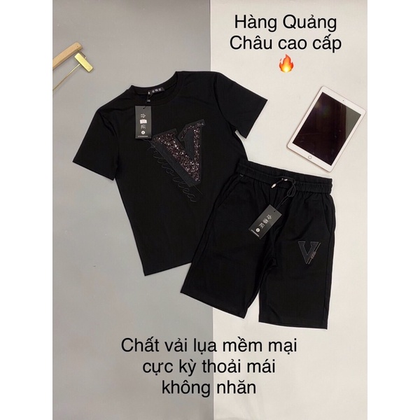 Bộ Quần Áo Mặc Nhà Thể Thao Nam Mùa Hè Phong Cách Cao Cấp DIOR