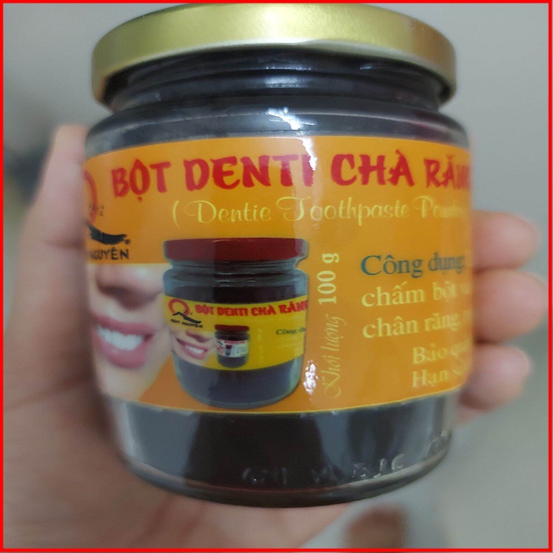 Bột Denti Chà Răng Quy Nguyên Không Chất Bảo Quản 100g - NMOFF
