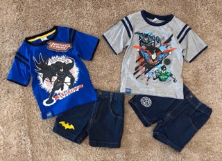 Set bộ siêu nhân xuất Mỹ 2-8Y