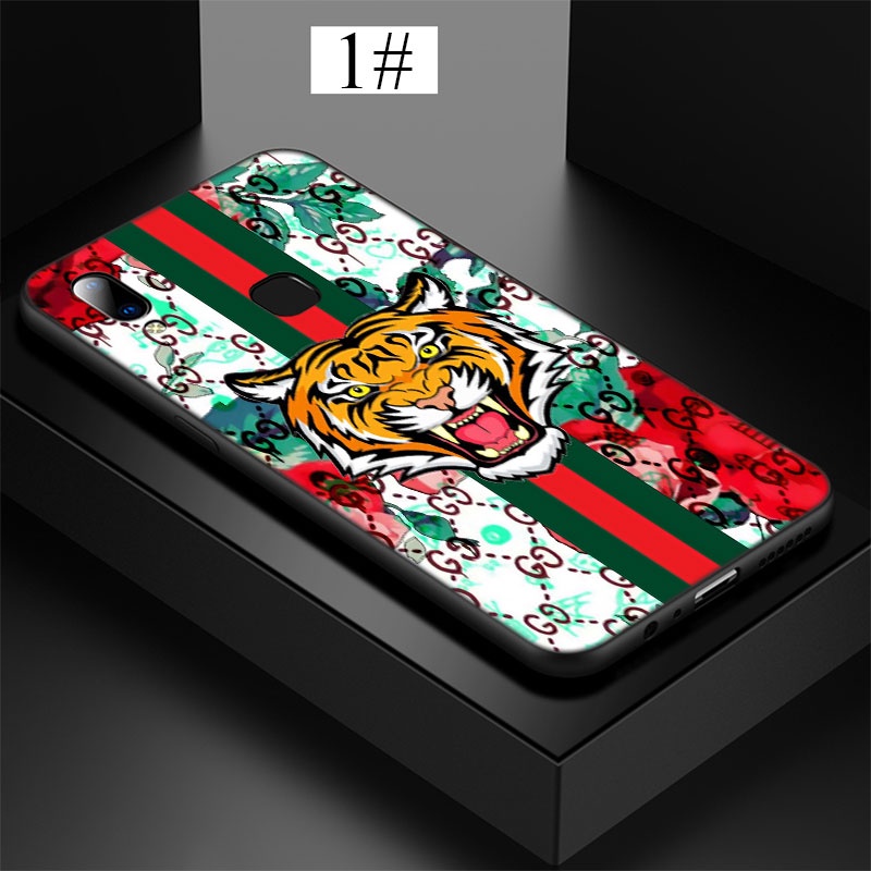 Ốp điện thoại silicone dẻo Gucci thời trang thích hợp cho OPPO A93 A92S A92 A91 A72 A54 A53 A52 A32 A31 A15 A15S A8