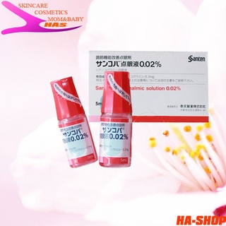 Nước nhỏ mắt cận Sancoban của Nhật Bản hỗ trợ tăng cường thị lực 5ml .