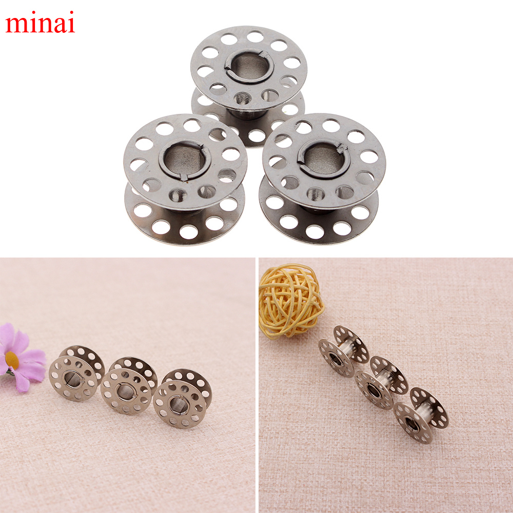 Set 25 Suốt Chỉ Bằng Kim Loại Cho Máy May Brother Janome Singer Craft