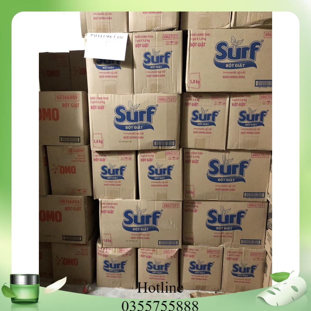 Bột Giặt Surf Hương Nước Xả Vải Ngát Hương Xuân Túi 5.8 kg