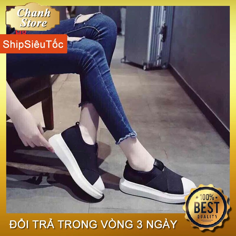 Giày Nữ Đẹp Rẻ 💖FREESHIP📛 Giày Thể Thao Màu Đen Dây Vắt Chéo Siêu Lạ, Giày Sneaker Đế Bằng 3p Chắc Chắn Êm Chân