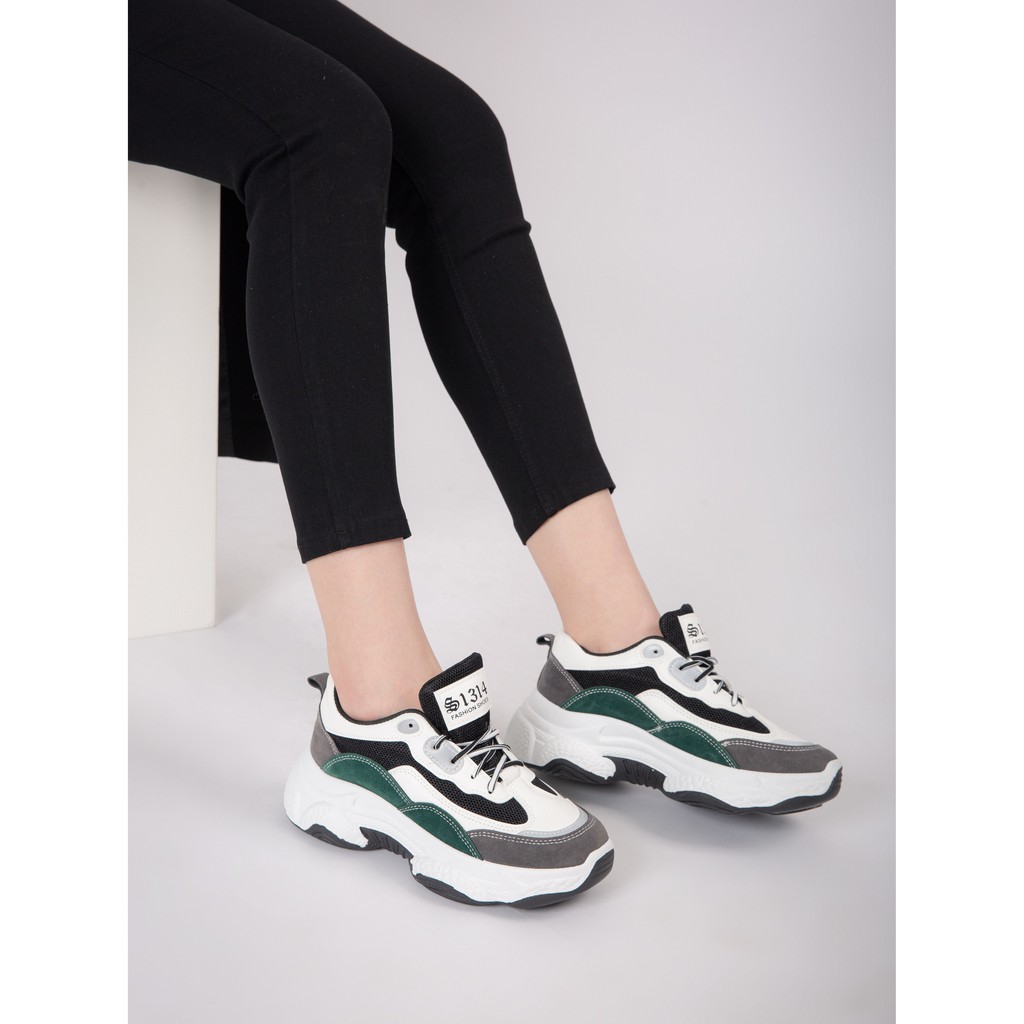 Giày Thể Thao Nữ Mix Màu 3Phân HAPAS - GSK345 | BigBuy360 - bigbuy360.vn