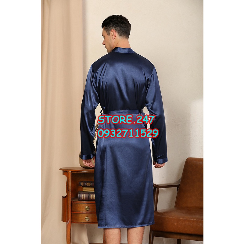 ÁO CHOÀNG NAM, ÁO CHOÀNG NGỦ PHI LỤA DƯỚI 80KG