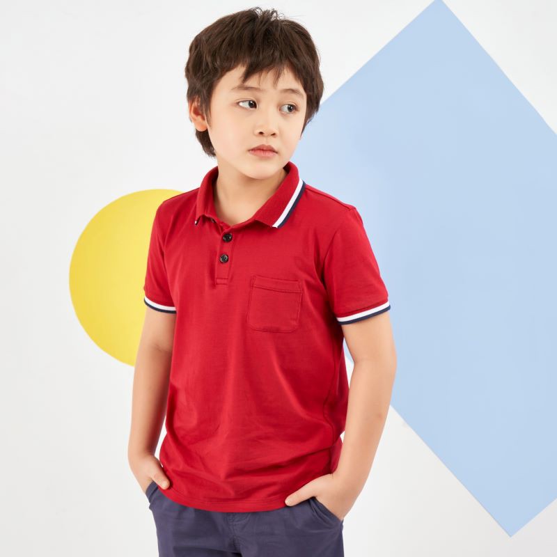 Áo thun phông polo cho bé trai, bé gái style Hàn Quốc Econice G. Size đại trẻ em 5, 6, 8, 10 tuổi