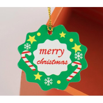 Set 10 tag gắn túi bánh, hộp bánh trang trí chủ đề Giáng sinh, noel, xmas