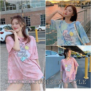 ÁO THUN PHỐI MÀU LOANG HÌNH CÁ HEO CUTE