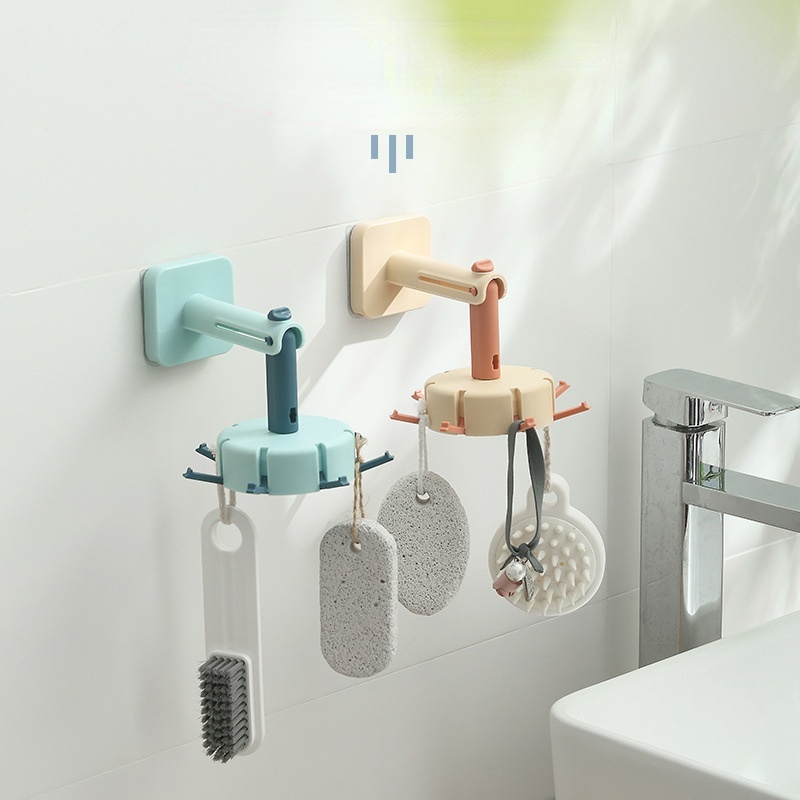 Móc Treo Đồ Dán Tường Xoay 360 Độ Tiện Dụng