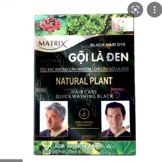 1 gói Gội là đen Matrix 25ml.