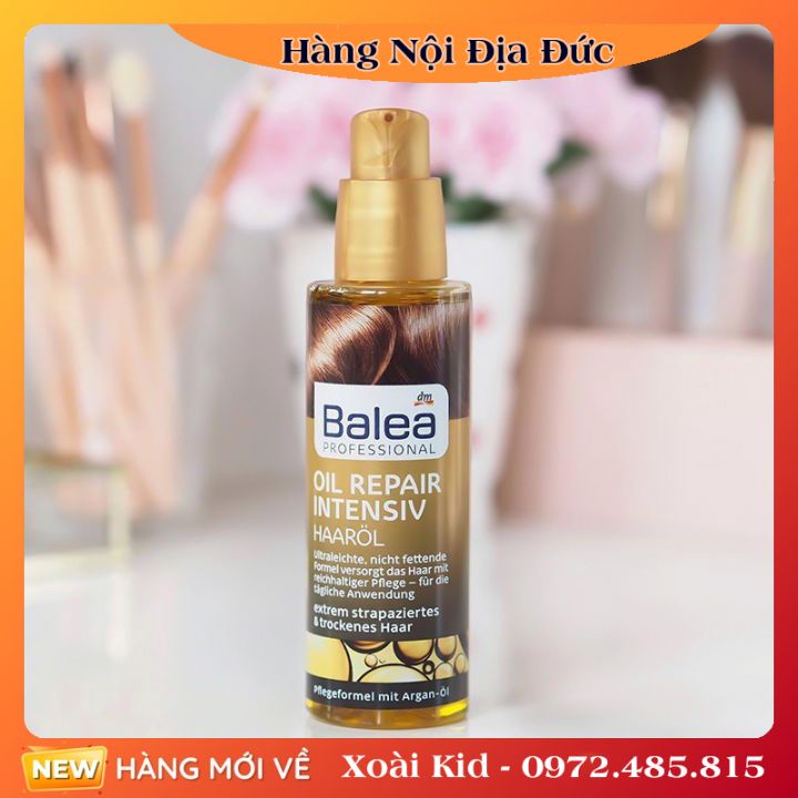 [Hàng nội địa Đức] Tinh dầu dưỡng tóc Balea của Đức giúp tóc mềm mại