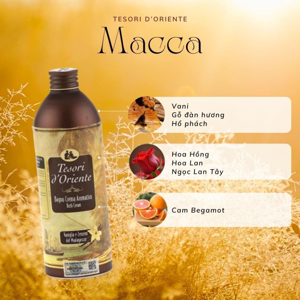 Sữa tắm nước hoa Ý Tesori d'Oriente chính hãng 500ml hương thơm lưu trữ cả ngày kèm vòi | BigBuy360 - bigbuy360.vn