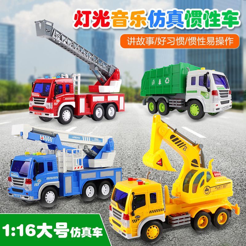 Mô Hình Đồ Chơi Xe Máy Xúc Công Trình Tỉ Lệ 1: 16 Dành Cho Bé Trai