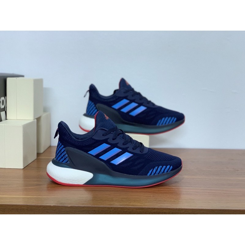 [ Full Box ] - Giày Thể Thao Nam Adidas Aphabounce Bản Mới Nhất 2021 - Giày sneaker 2021 - Bản Xanh Trắng