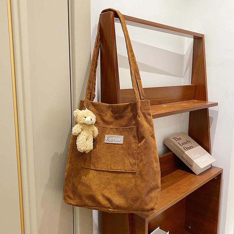 TÚI TOTE ĐEO CHÉO NHUNG TĂM TRƠN UNISEX GIÁ RẺ ĐI HỌC ĐI CHƠI - XUONGMAITNT