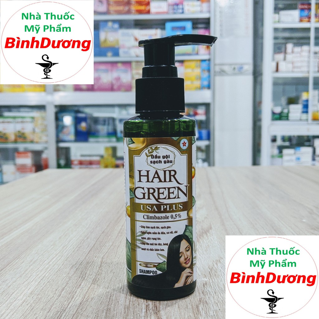 Dầu Gội Hair Green - Trị Gàu, Trị Nấm Da Đầu, Ngăn Rụng Tóc [CHÍNH HÃNG] - FreeShip