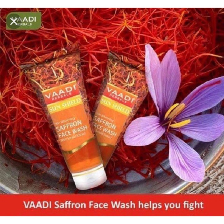 [Chính hãng] Sữa rửa mặt Saffron Face Wash Vaadi 60ml - Tinh chất nhụy hoa nghệ tây | BigBuy360 - bigbuy360.vn
