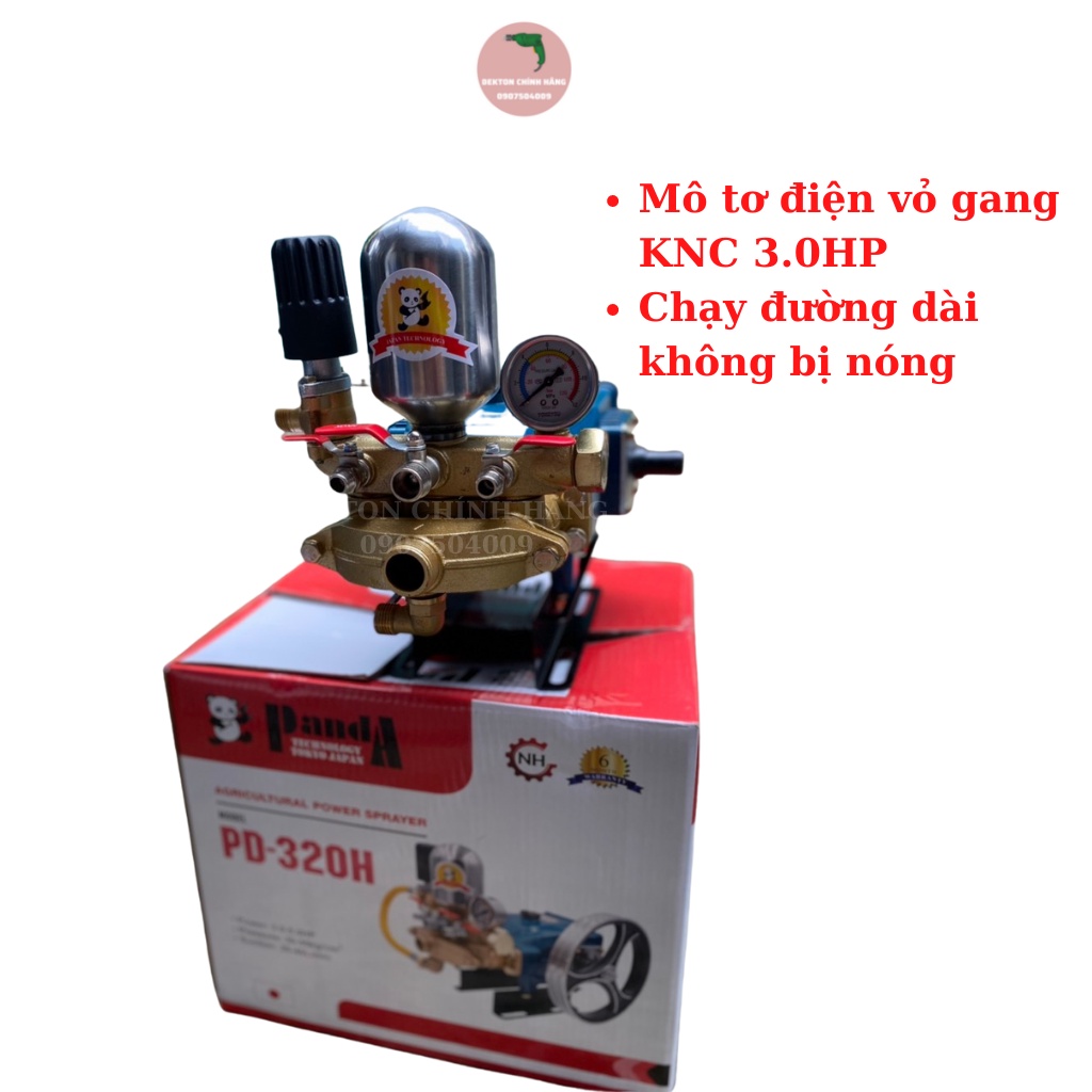 Đầu xịt áp lực máy rửa xe Panda 2HP, máy rửa xe mini