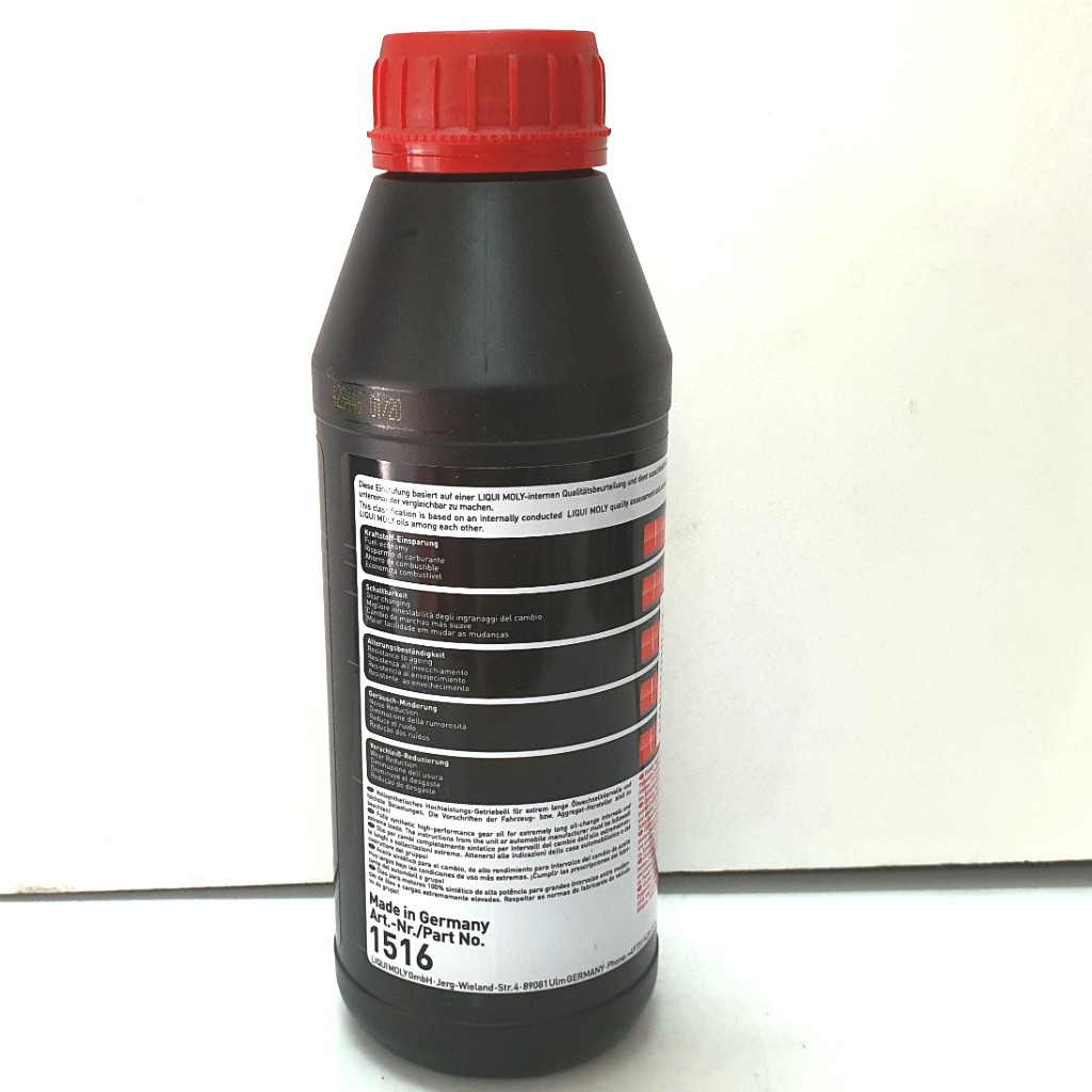 [Mã LIFEAU5SALE giảm 10% đơn 50K] NHỚT HỘP SỐ(NHỚT LÁP) XE TAY GA LIQUI MOLY 75W90 500ML