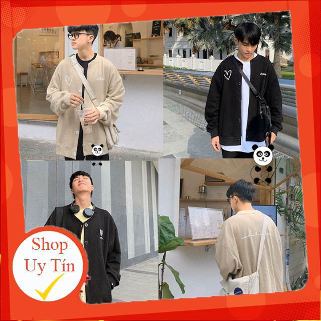 Áo khoác cardigan nam form rộng có nút chất liệu nỉ giữ ấm hay chống nắng thời trang thu đông Liên hệ mua hàng 084.209.