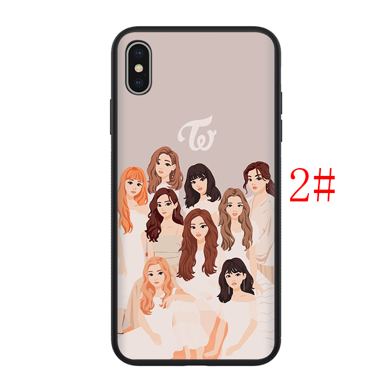 Ốp Lưng Silicone Mềm Xb124 Twice Cho Iphone 11 12 Pro Mini Xs Max X Xr