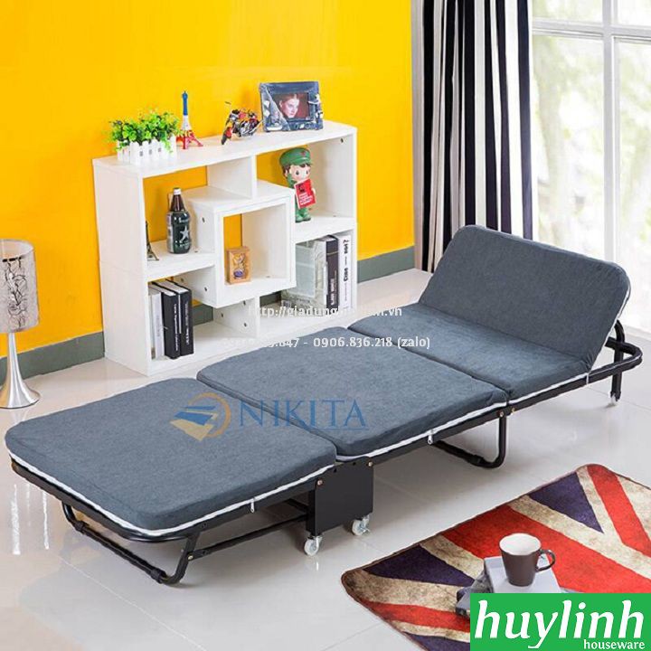 Giường xếp gấp 3 đoạn Nikita GB365 - 180x65cm