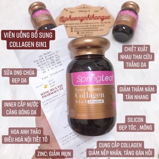 Viên uống bổ sung collagen springleaf inner beauty collagen 6 in 1 - ảnh sản phẩm 1