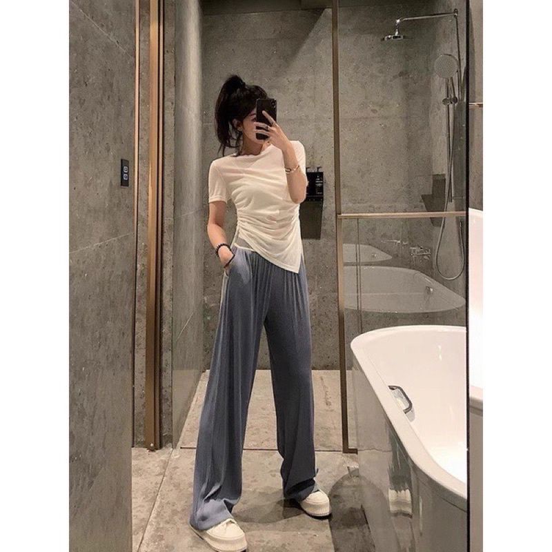 ÁO CHÉO TÀ DÂY RÚT THUN ÔM BODY  re8