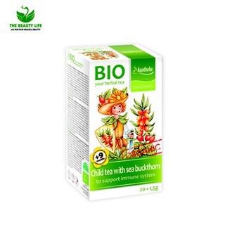 TRÀ THẢO MỘC TĂNG ĐỀ KHÁNG, CHỐNG VIÊM ĐƯỜNG HÔ HẤP SEA BUCKTHORN - CHO BÉ 9M APOTHEKE