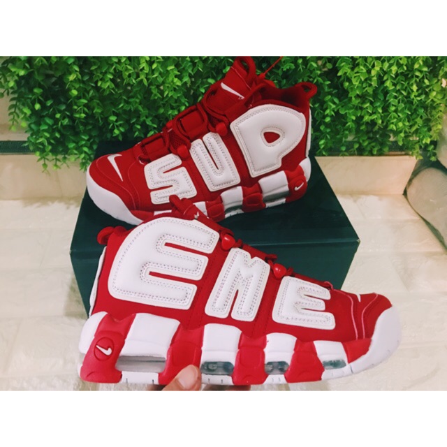 (ẢNH THẬT) - GIÀY UPTEMPO X SUPREME