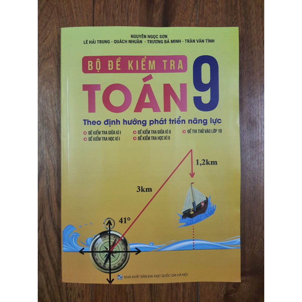 Sách - Bộ đề kiểm tra Toán 9 (Theo định hướng phát triển năng lực)