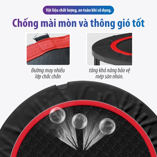 CHAIR19 - Đệm nhún lò Trampoline xo cao cấp dành cho mọi lứa tuổi 40inch màu ngẫu nhiên