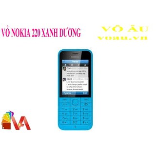 VỎ NOKIA 220 MÀU XANH DƯƠNG ZIN