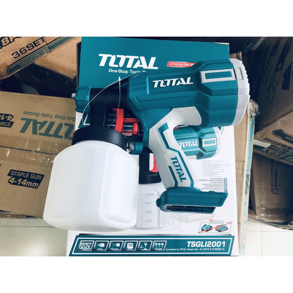 súng phun sơn xài pin total TSGLI2001
