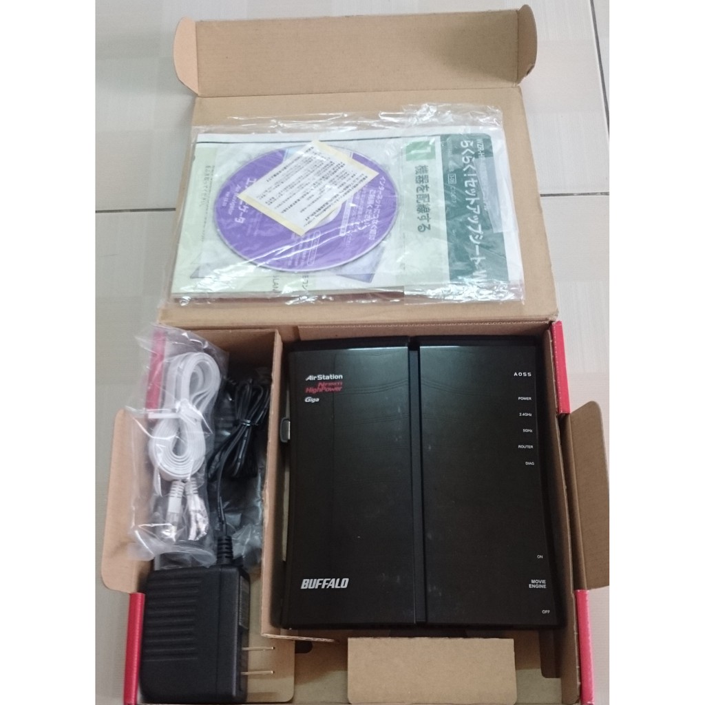 Wifi Buffalo WZR-HP-AG300H dòng cao cấp siêu bền Japan - Brand New (Chức năng modem, router, access point, repeater)