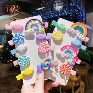 Set kẹp tóc đáng yêu cho bé gái
