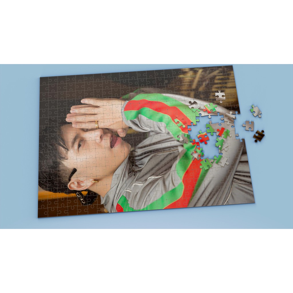 Tranh ghép hình Ca sĩ nhiều kích thước -Tranh ghép hình Karik - Karik24 - Nhận in hình tranh ghép th