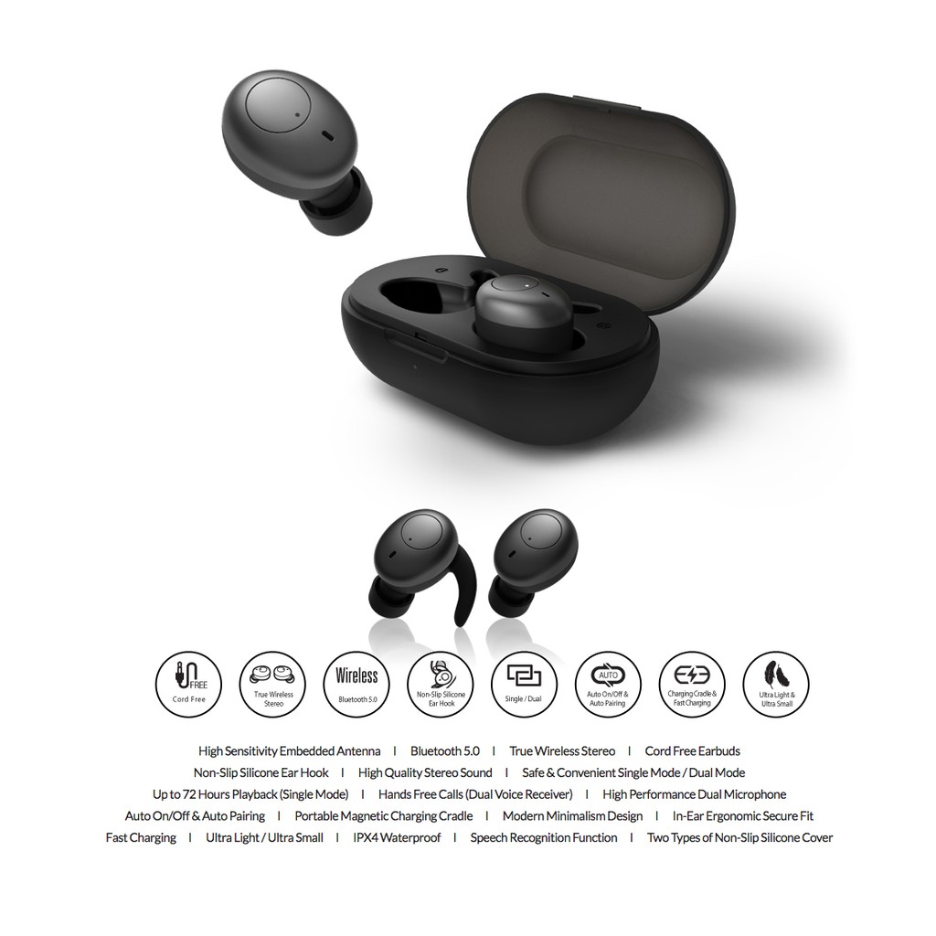 Tai nghe True Wireless bluetooth Cowon CX5