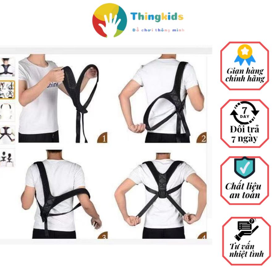 Đai chống gù lưng cần thiết cho mỗi học sinh, sinh viên, nhân viên văn phòng - Thingkids