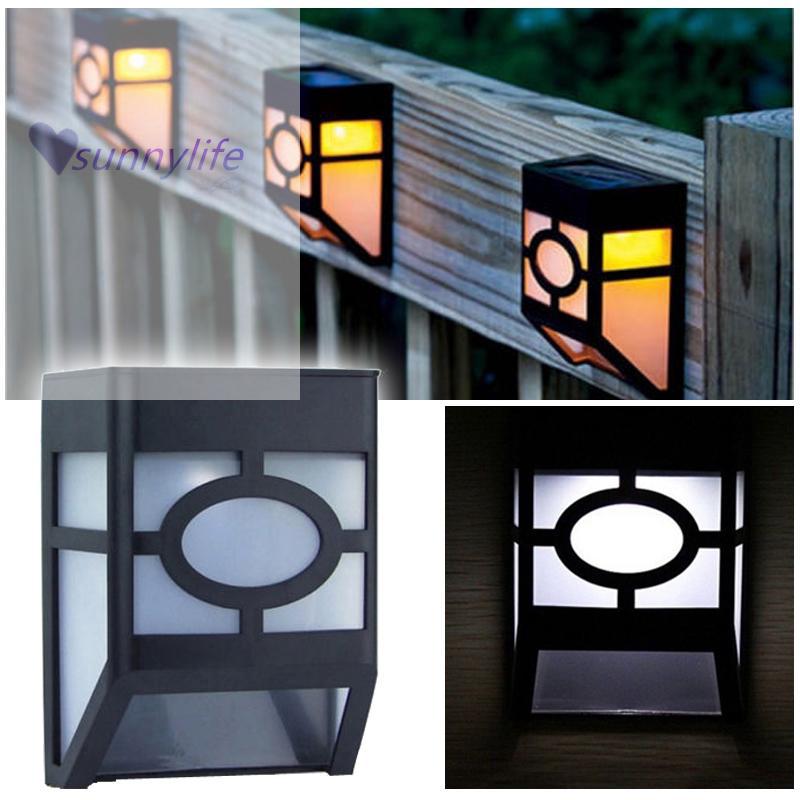 Đèn LED năng lượng mặt trời gắn tường cho hàng rào sân vườn