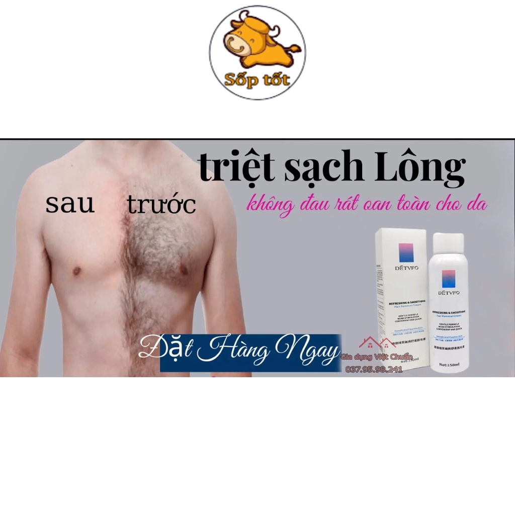 quát tẩy lông chân nam nữ nách, râu ria 150ml dạng chai xịt bọt dung tích lành tính không gây đau rát