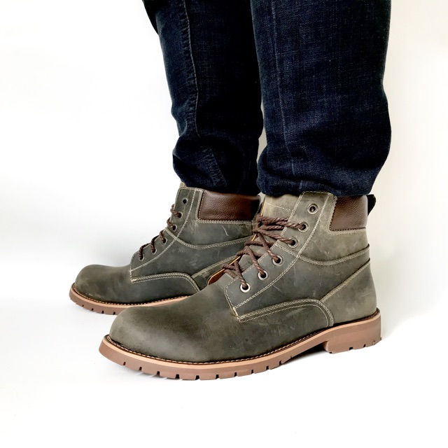 Giày boots nam TEFOSS HN612 da thật size 38-43